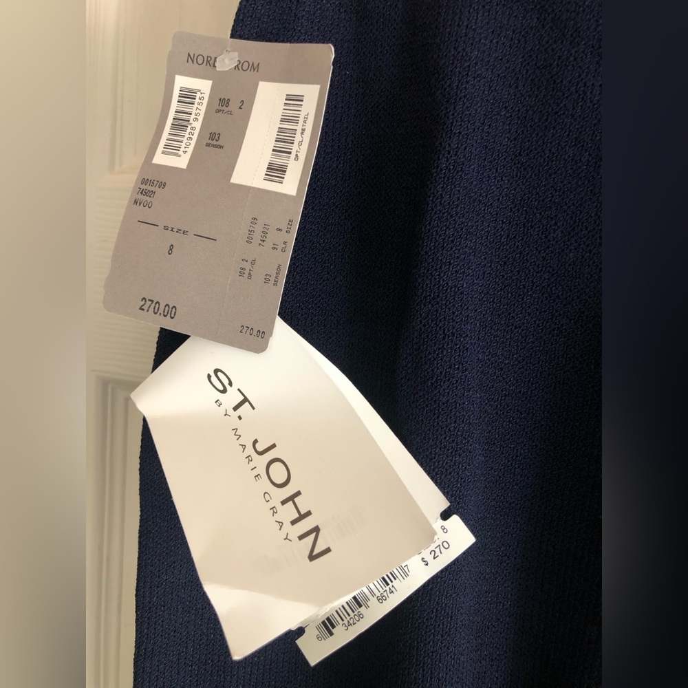 St. John Skirt  Navy Blue